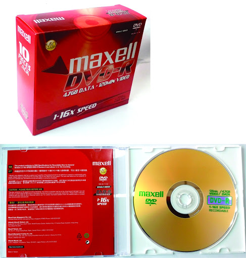 Đĩa DVD-R Maxell (1H=1 Cái)