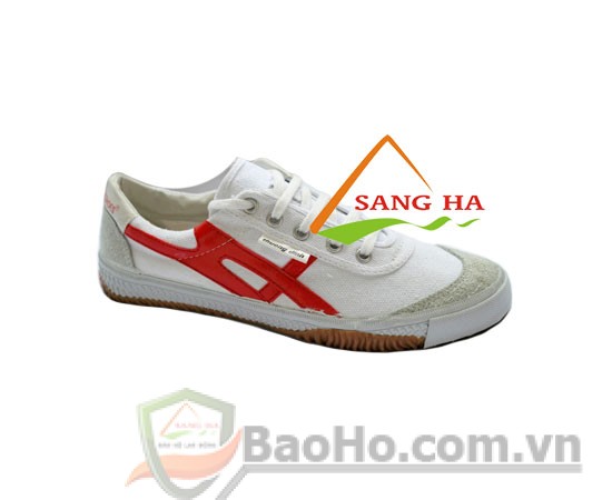Giày Bata Vải Bình Minh Sọc Đỏ S37