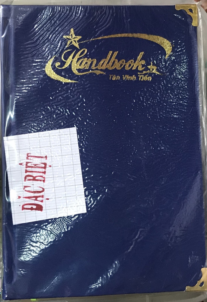 Sổ Handbook 1100Tr Có Cắt+ Cột Dây