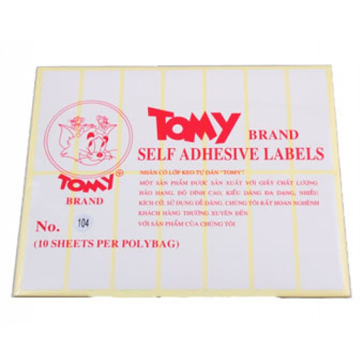 Giấy Decal Tomy 104 (25*78Mm)