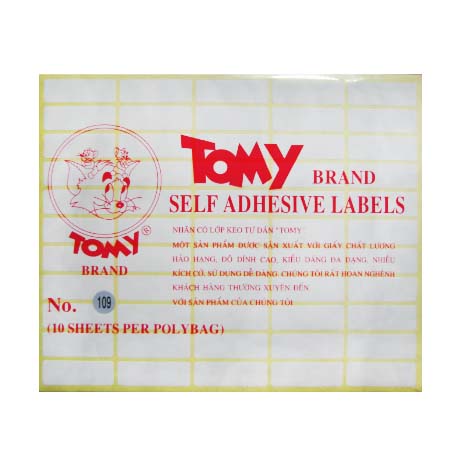 Giấy Decal Tomy 109 (12*37Mm)