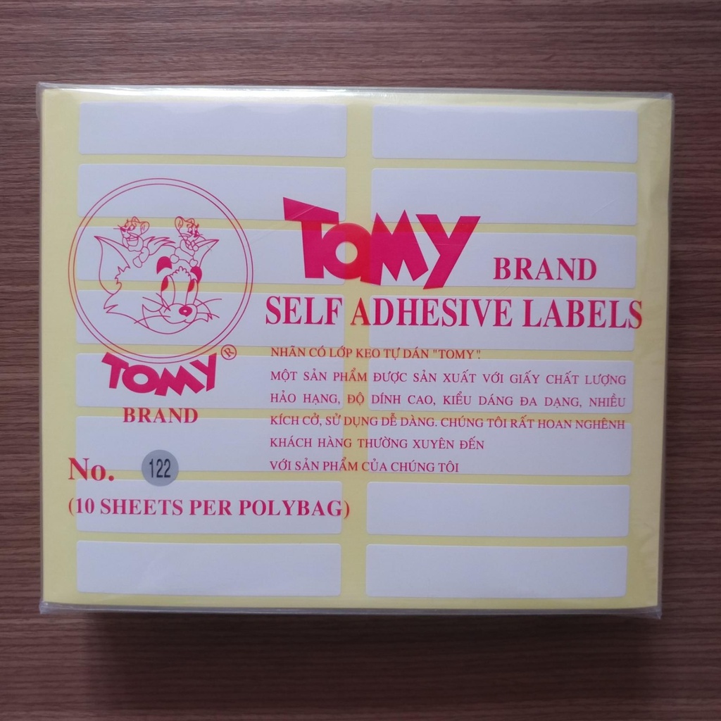 Giấy Decal Tomy 122 (17*85Mm)
