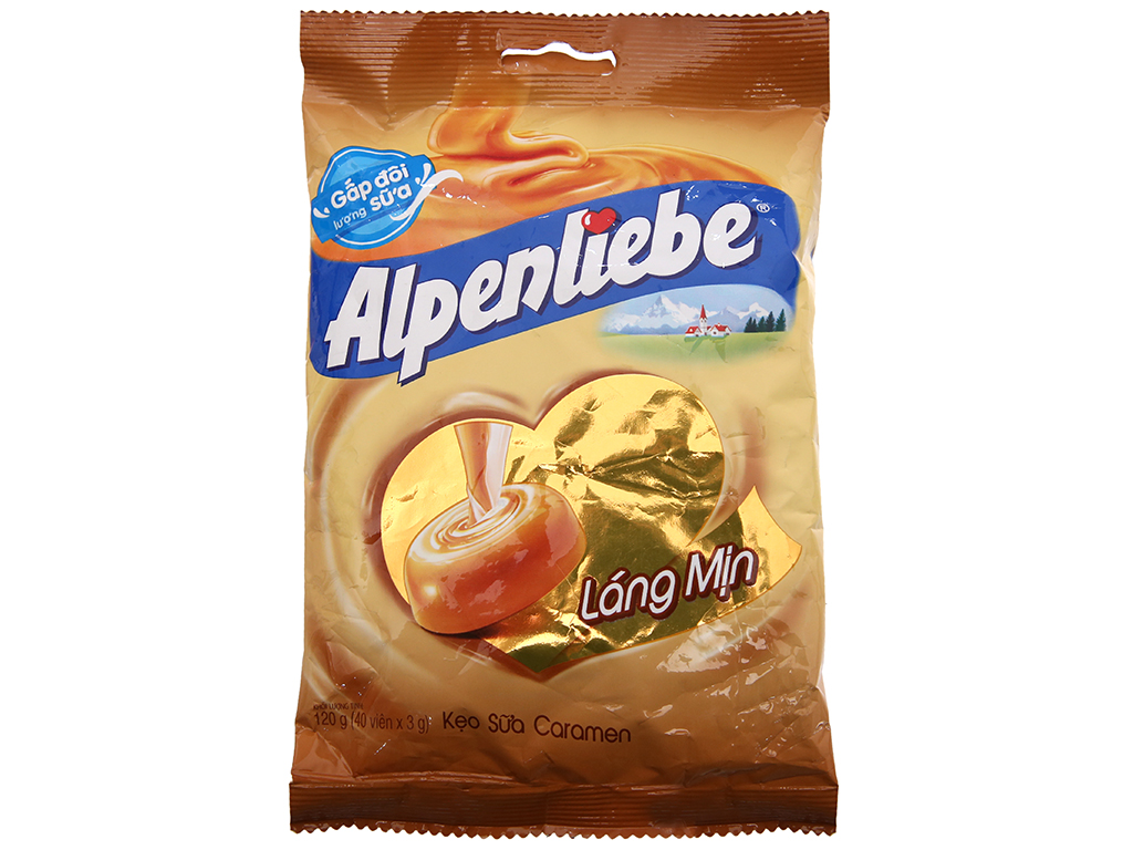 Kẹo sữa caramen Alpenliebe gói 120g
