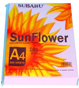 [48492] Bìa Giấy Ngoại A4 Hồng Sun Flower